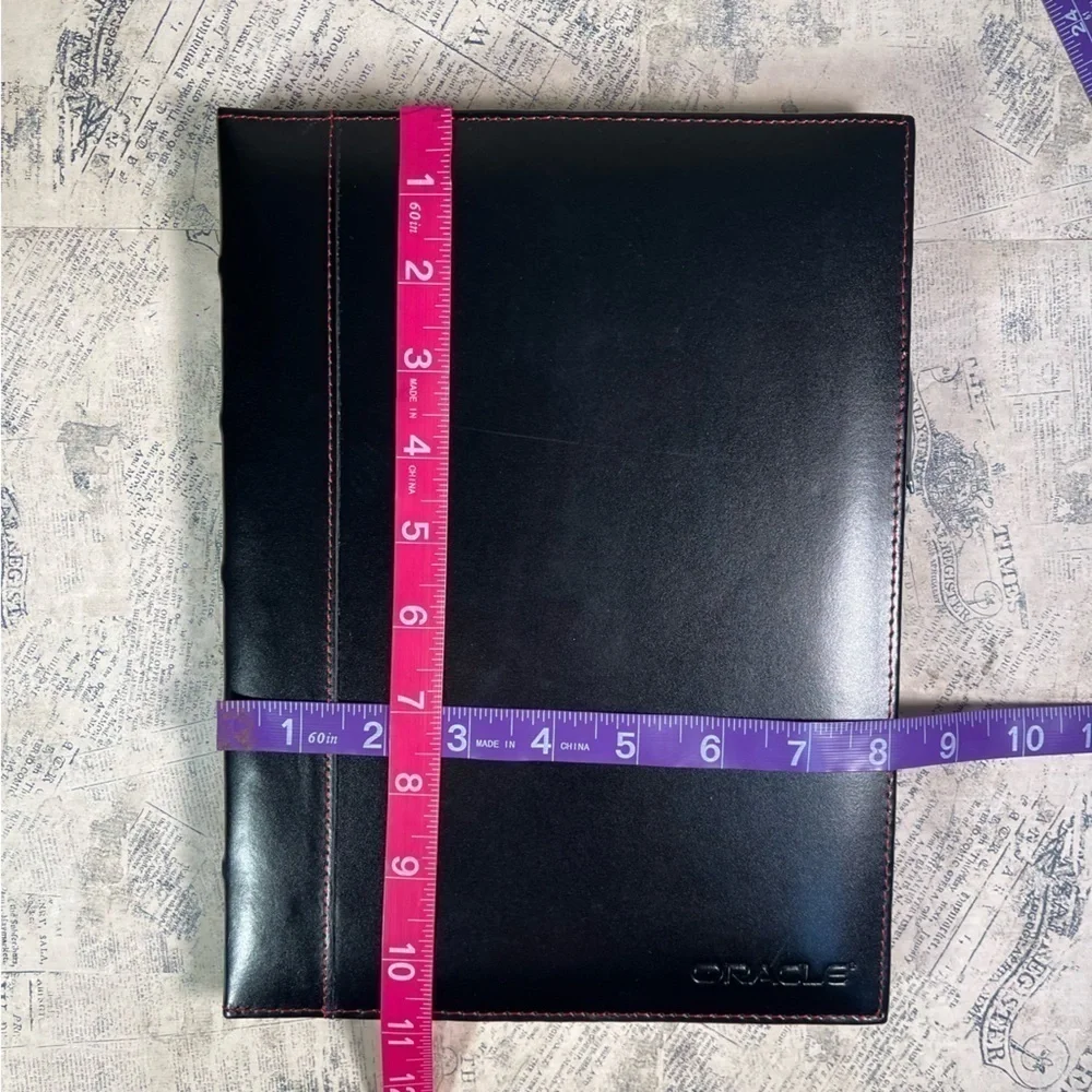Cambridge Premium Genuine Leather Napa Journal Black Executive Notebook
